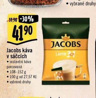 Jacobs káva v sáčcích