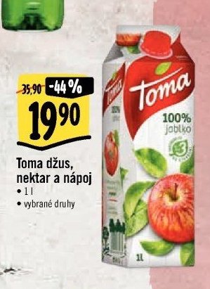 Toma džus, nektar a nápoj