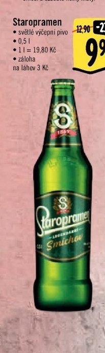 Staropramen světlé výčepní