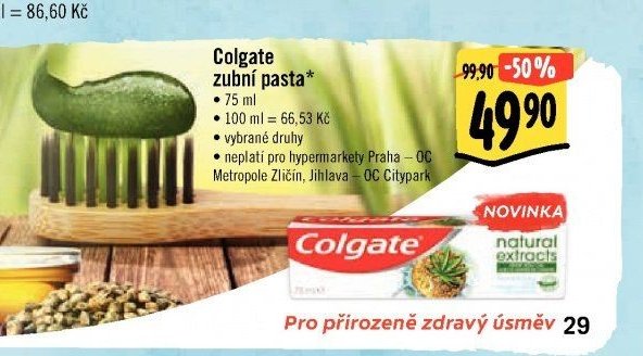Colgate zubní pasta