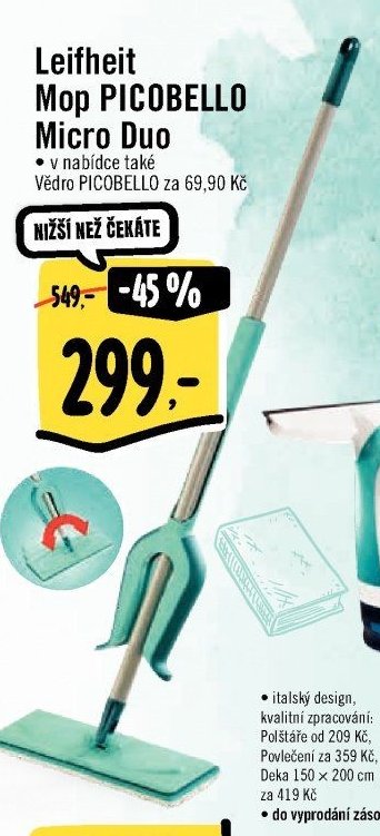 Leifheit Mop PICOBELLO Micro Duo
