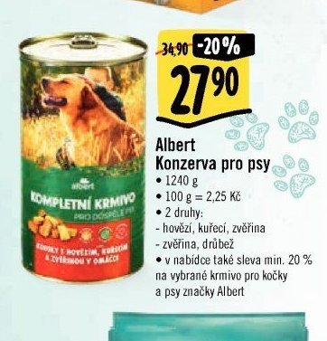 Albert Konzerva pro psy