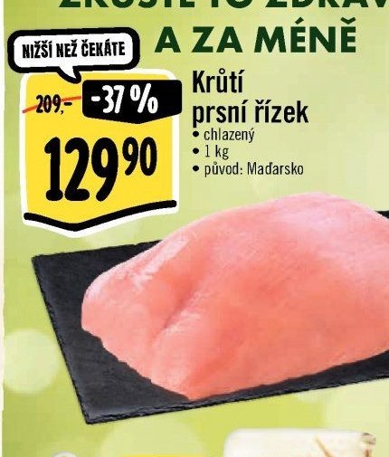 Krůtí prsní řízek