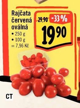 Rajčata červená oválná