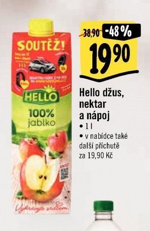 Hello džus, nektar a nápoj