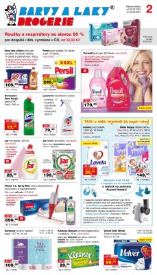 akční leták Barvy a laky drogerie 9.2.2021-28.2.2021