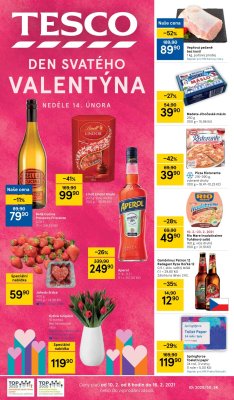 akční leták Tesco 10.2.2021-16.2.2021