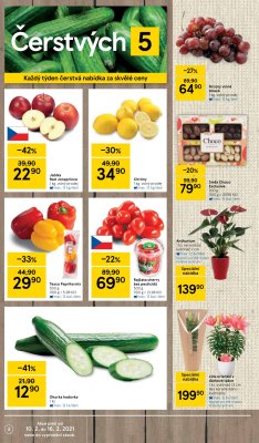 akční leták Tesco 10.2.2021-16.2.2021