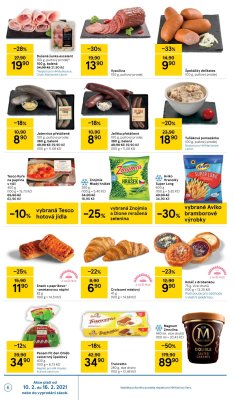 akční leták Tesco 10.2.2021-16.2.2021