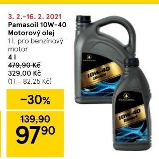 Motorový olej 10W - 40 Pamasoil - Tesco akcniletaky.com