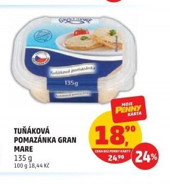 TUŇÁKOVÁ POMAZÁNKA GRAN MARE