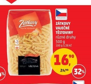 ZÁTKOVY VAJEČNÉ TĚSTOVINY