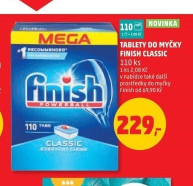 TABLETY DO MYČKY FINISH CLASSIC