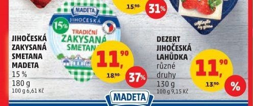 Jihočeská zakysaná smetana Madeta