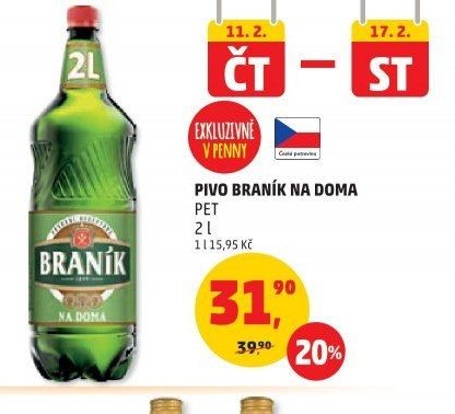 Pivo Braník na doma