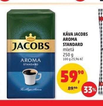 Káva Jacobs Aroma Standard mletá 250 g