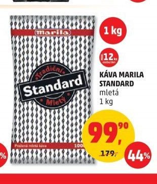 Káva Marila Standard mletá 1 kg