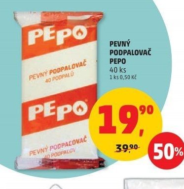 PEPO Pevný podpalovač