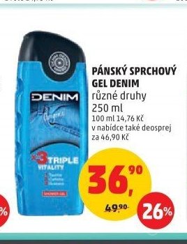 Pánský sprchový gel Denim