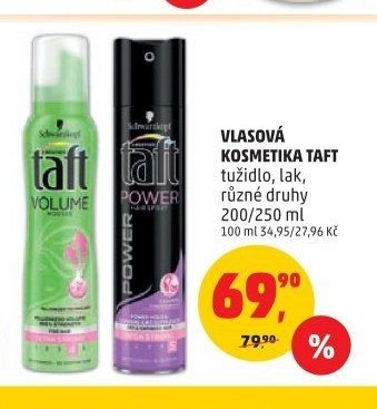 VLASOVÁ KOSMETIKA TAFT tužidlo, lak, různé druhy 200/250 ml
