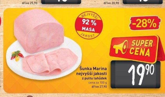 Šunka Marina nejvyšší jakosti