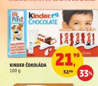Kinder čokoláda 100 g