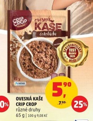 Ovesná kaše Crip Crop různé druhy 65 g