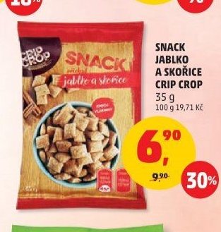 SNACK JABLKO A SKOŘICE CRIP CROP