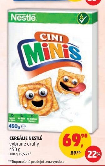 CEREÁLIE NESTLÉ
