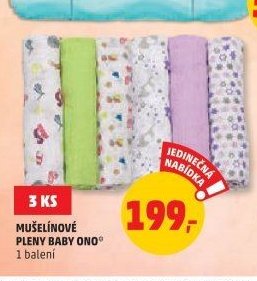 Mušelínové pleny Baby Ono