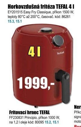Horkovzdušná fritéza TEFAL 4 l