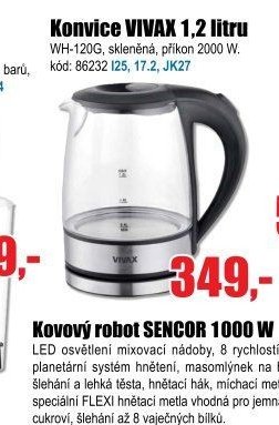Konvice VIVAX 1,2 litru
