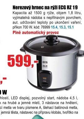 Nerezový hrnec na rýži ECG RZ 19