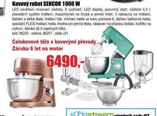 Kovový robot SENCOR 1000 W