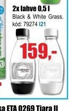 2x lahve 0,5 l Black & White Grass