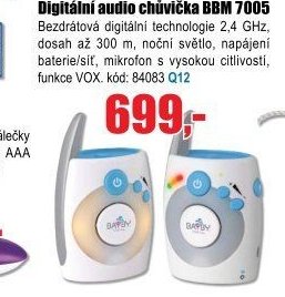 Digitální audio chůvička BBM 7005