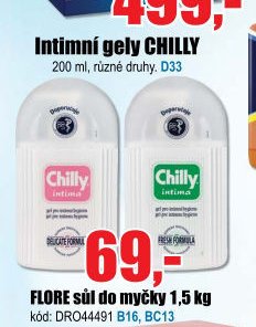 Intimní gely CHILLY 200 ml