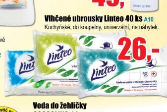 Vlhčené ubrousky Linteo 40 ks