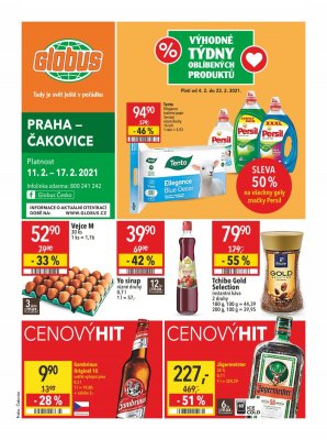 akční leták Globus 11.2.2021-17.2.2021