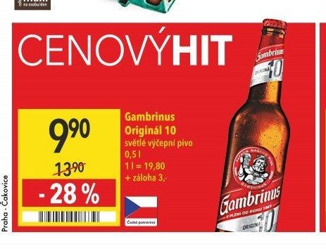 Gambrinus Originál 10