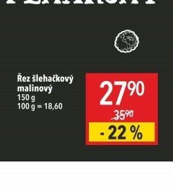 Řez šlehačkový malinový 150 g