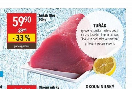 Tuňák filet