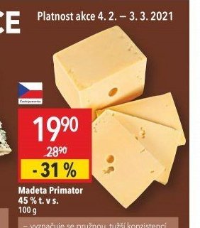 Madeta Primator 45% t. v s.