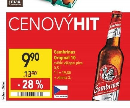 Gambrinus Originál 10