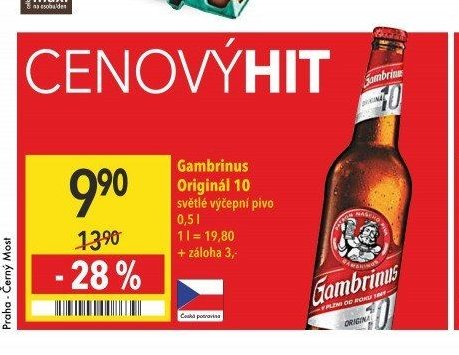 Gambrinus Originál 10
