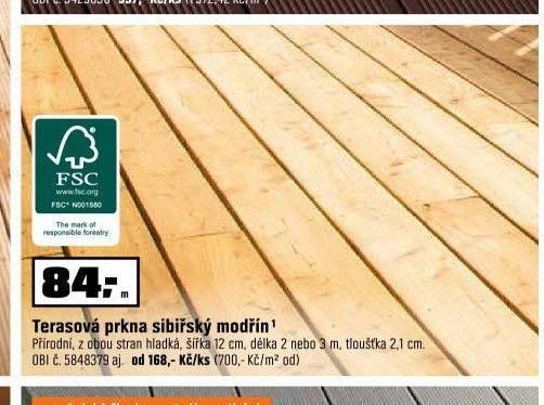 Terasová prkna sibiřský modřín