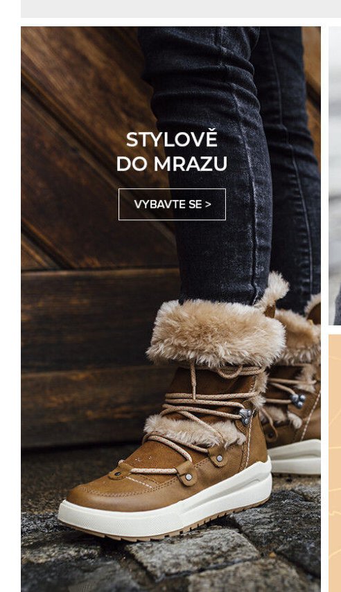 Stylová obuv do mrazu