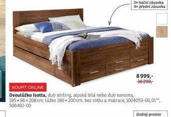 Dvoulůžko Isotta