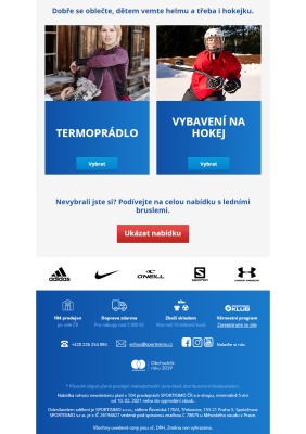 akční leták Sportisimo 10.2.2021-15.2.2021
