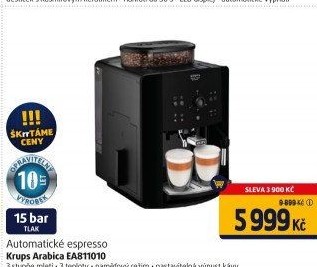Kávovar Espresso Krups EA811010